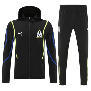 Marseille 2025/26 Black Windbreaker suit (S-2XL)