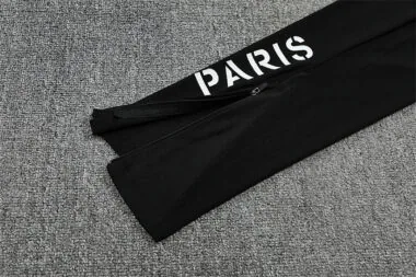 PSG 2025/26 Black Half zipper Training Suit (S-2XL)
