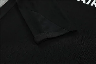PSG 2025/26 Black Half zipper Training Suit (S-2XL)