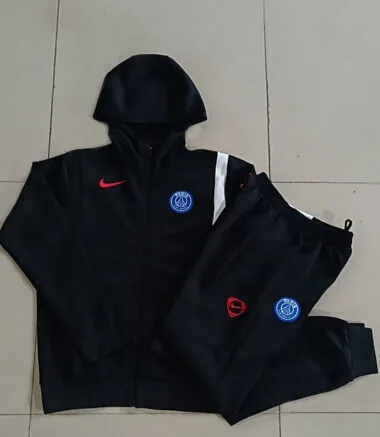 PSG 2025/26 Black Hoodie Suit (S-2XL)