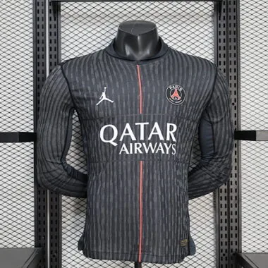 Camiseta de manga larga del PSG París 2025/26, cuarta equipación para visitante, versión para jugador, tallas S-XXL