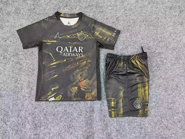 PSG Paris 2026/27 Fifth away game Kids Kit (Size 16-28) With Star