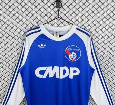 Camiseta retro de manga larga del Estrasburgo (1978-89) (tallas S-2XL)