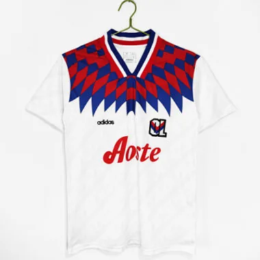 Retro 1995-96 lympique Lyon home soccer jersey size S-2XL