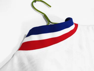 Retro 1995-96 lympique Lyon home Jersey (S-2XL)