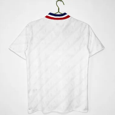 Retro 1995-96 lympique Lyon home Jersey (S-2XL)