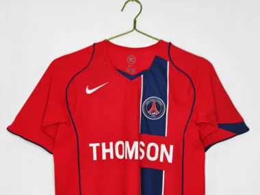 Retro PSG 2004/05 Away Red Jersey