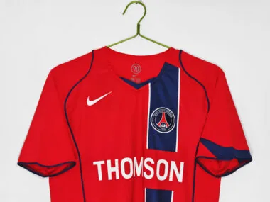 Retro PSG 2004/05 Away Red Jersey
