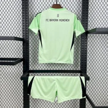 25-26 Bayern Munich Green Goalkeeper Kids Kit