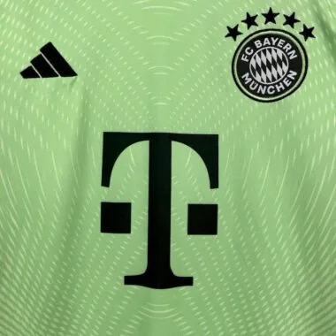 25-26 Bayern Munich Green Goalkeeper Kids Kit