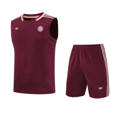 Fato com colete vermelho do Bayern 25-26