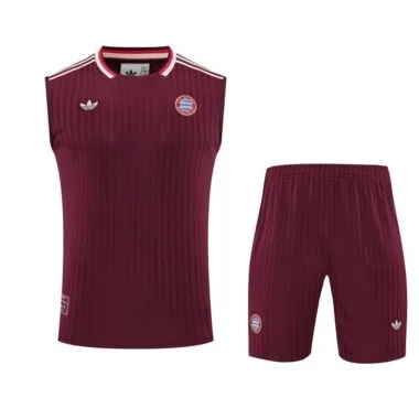 Fato com colete vermelho do Bayern 25-26