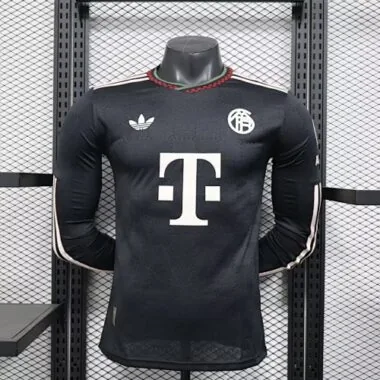 Camiseta de manga larga del Bayern, tercera equipación para partidos fuera de casa, versión jugador, 25-26
