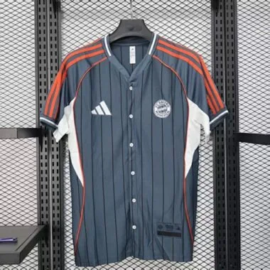 25-26 Bayern gray baseball jersey