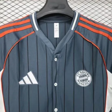 25-26 Bayern gray baseball jersey