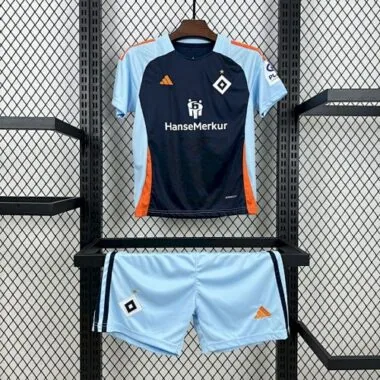 25-26 Hamburger SV Pre-Match Special Shirt Kids Kit