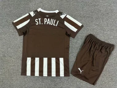 25-26 St. Pauli home kid kit
