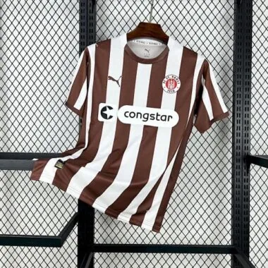 25-26 St. Pauli home soccer jersey
