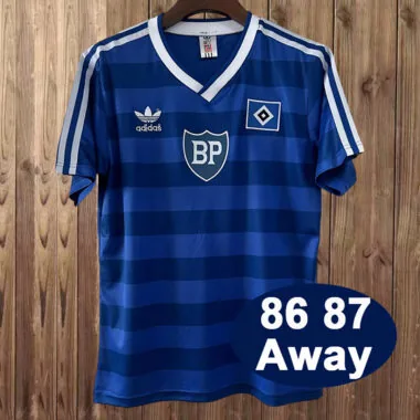 86-87 Hamburger SV Away Jersey