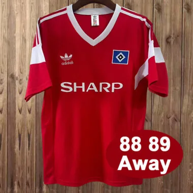 88-89 Hamburger SV Away Retro Jersey