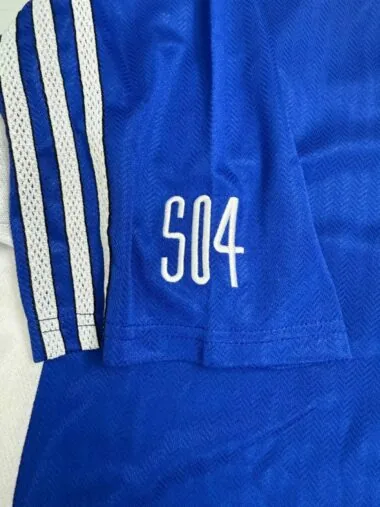 98-00 Schalke 04 home retro Jersey (S-2XL)