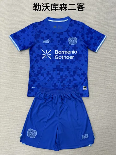 Equipamento infantil de terceira escolha para jogos fora de casa do Bayer 04 Leverkusen 2025/26