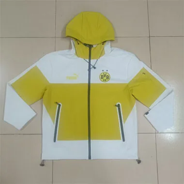 Borussia Dortmund 2025/26 Yellow And White windbreaker(95)