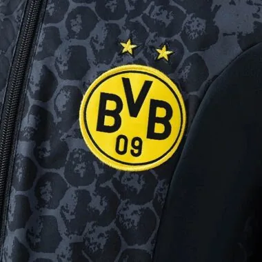 Dortmund 2025/26 Black Reversible Jacket Windbreaker (S-XXL)