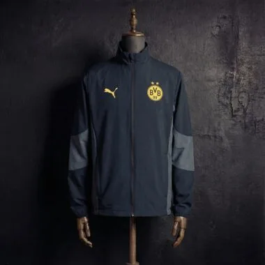 Dortmund 2025/26 Black Reversible Jacket Windbreaker (S-XXL)