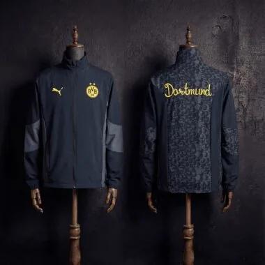 Dortmund 2025/26 Black Reversible Jacket Windbreaker (S-XXL)