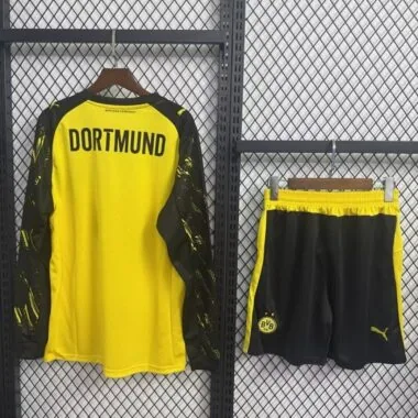 Dortmund 2025/26 home long sleeve uniform (S-2XL)