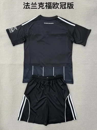 Eintracht Frankfurt 2025/26 Champions League black Jersey (Size 16-28)