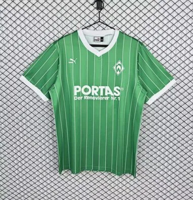 Camisola de futebol retro do Werder Bremen (jogo fora de casa) da época 1988-89, tamanhos S-2XL
