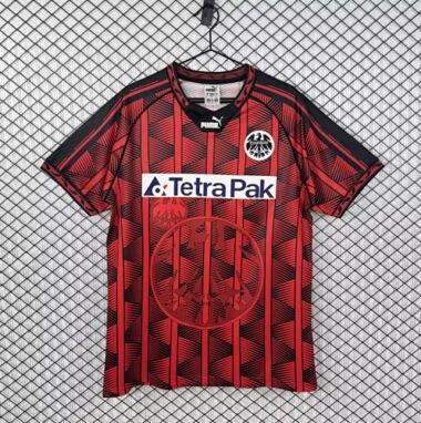 Camisa de jogo em casa retro do Eintracht Frankfurt 1995/96, tamanhos S-XXL