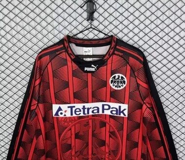 Retro Eintracht Frankfurt 1995/96 Home Long Sleeve Jersey (S-XXL)
