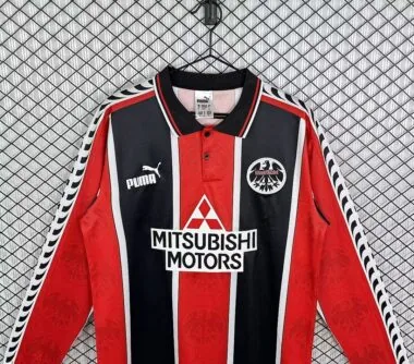 Retro Eintracht Frankfurt 1996/97 Home Long Sleeve Jersey (S-XXL)