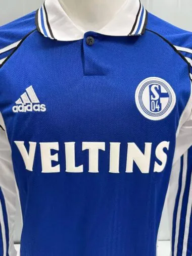 Retro FC Schalke 04 1998/00 Home Long Sleeve Jersey (S-2XL)