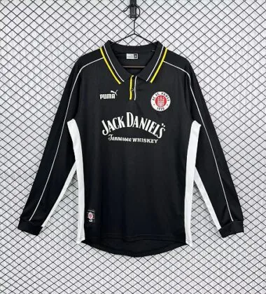Retro FC St. Pauli 1999/00 Away Long Sleeve soccer jersey Size S-2XL