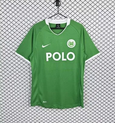 Retro Wolfsburg 2008/09 home soccer jersey size S-2XL