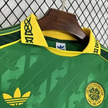 24-25 Celtic green retro long sleeve jersey