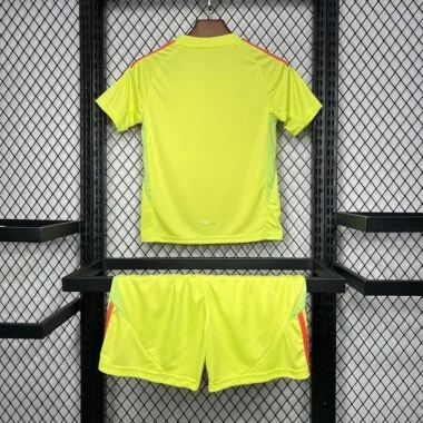 Maillot de gardien de but jaune Celtic pour enfant, n° 24-25