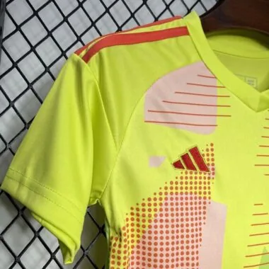 Maillot de gardien de but jaune Celtic pour enfant, n° 24-25