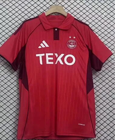 25-26 Aberdeen home soccer jersey