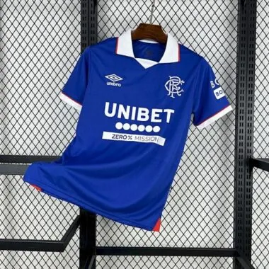 25-26 Camisola de futebol da casa dos Rangers