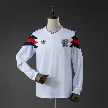 1990 Retro England 2006 Long Sleeve Training Jersey S-2XL