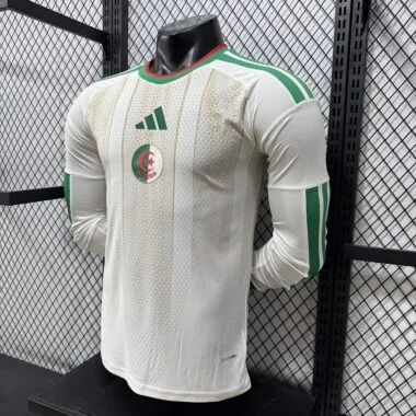 Algeria 2026 World Cup Home player version Long Sleeve Jersey (S-XXL)