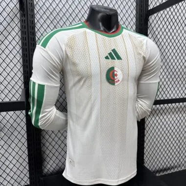 Algeria 2026 World Cup Home player version Long Sleeve Jersey (S-XXL)