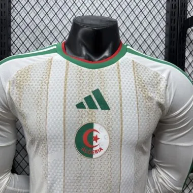 Algeria 2026 World Cup Home player version Long Sleeve Jersey (S-XXL)