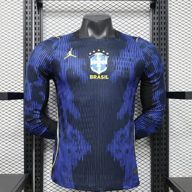 Brazil 2026 World Cup Away Long Sleeve player version size S-3XL