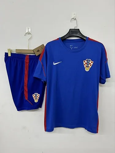 Fato de treino azul da Croácia 2026, tamanhos S-2XL